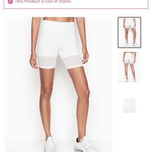 Victoria Secret mesh biker shorts size Small.